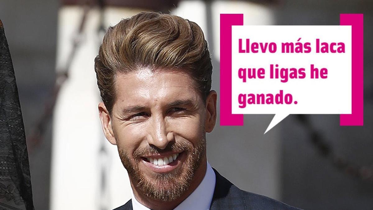 Sergio Ramos a su llegada la catedral de Sevilla
