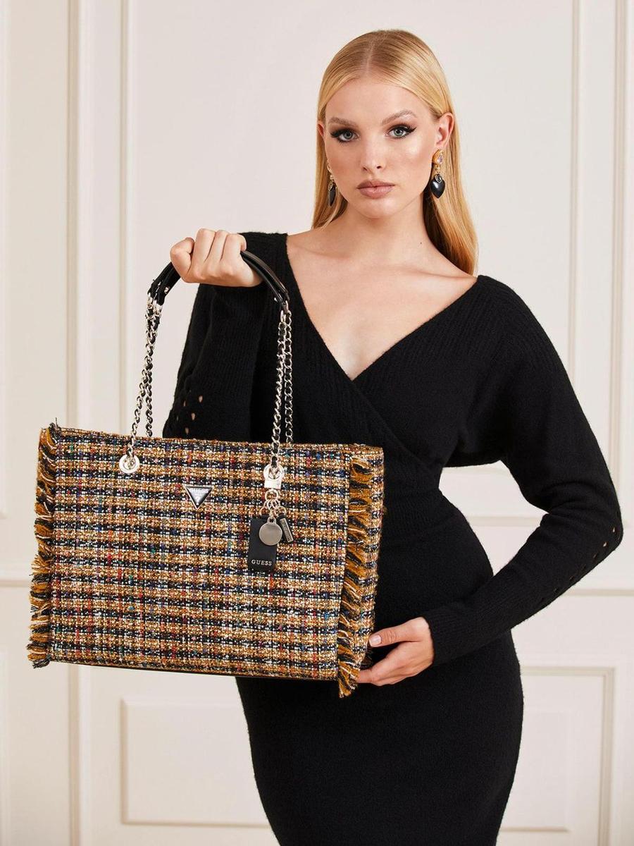 Bolso de tweed, de Guess