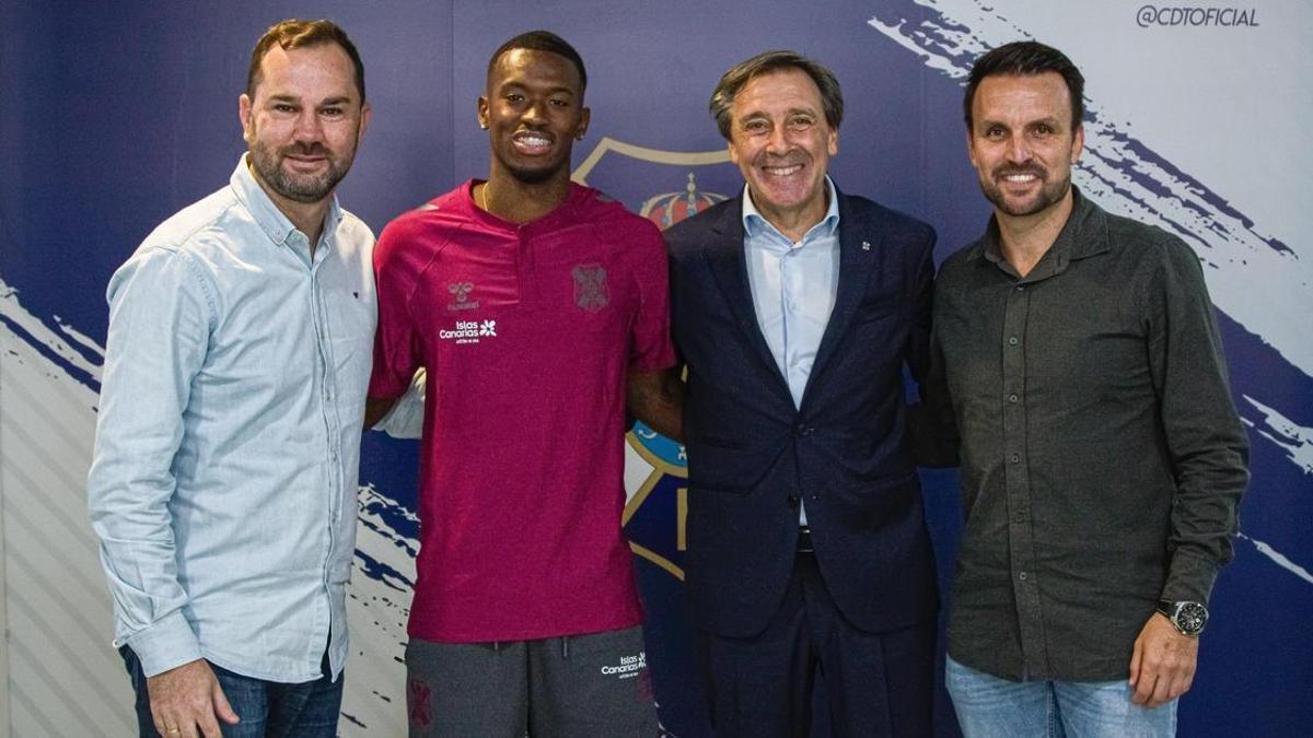 Manu Guill, Alassan, Felipe y Ayoze.