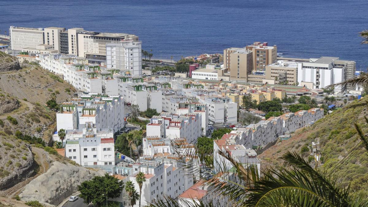 Vista panorámica del barrio de Zárate.