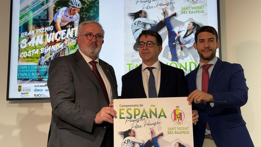 San Vicente acogerá el Gran Premio Internacional de Ciclismo Junior y del Campeonato de España Taekwondo