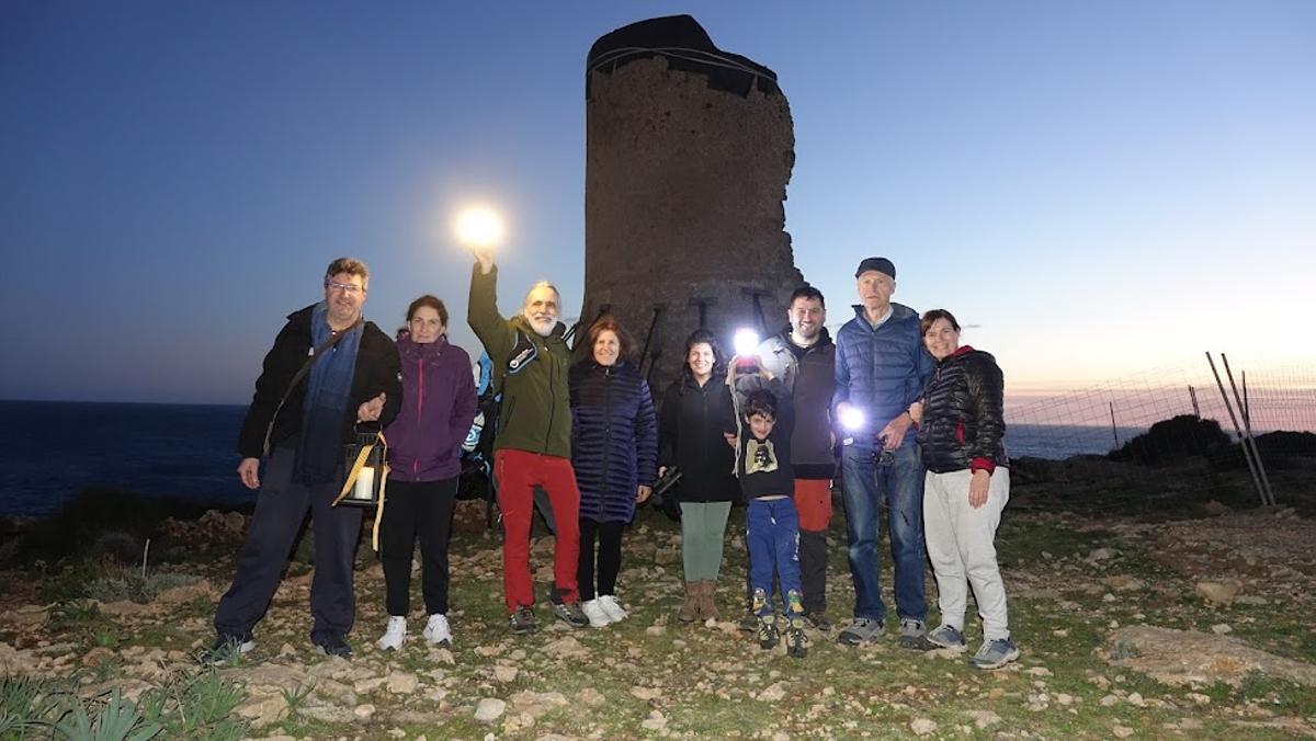 Una imagen del acto celebrado en la torre de Cala Figuera, en Calvià.