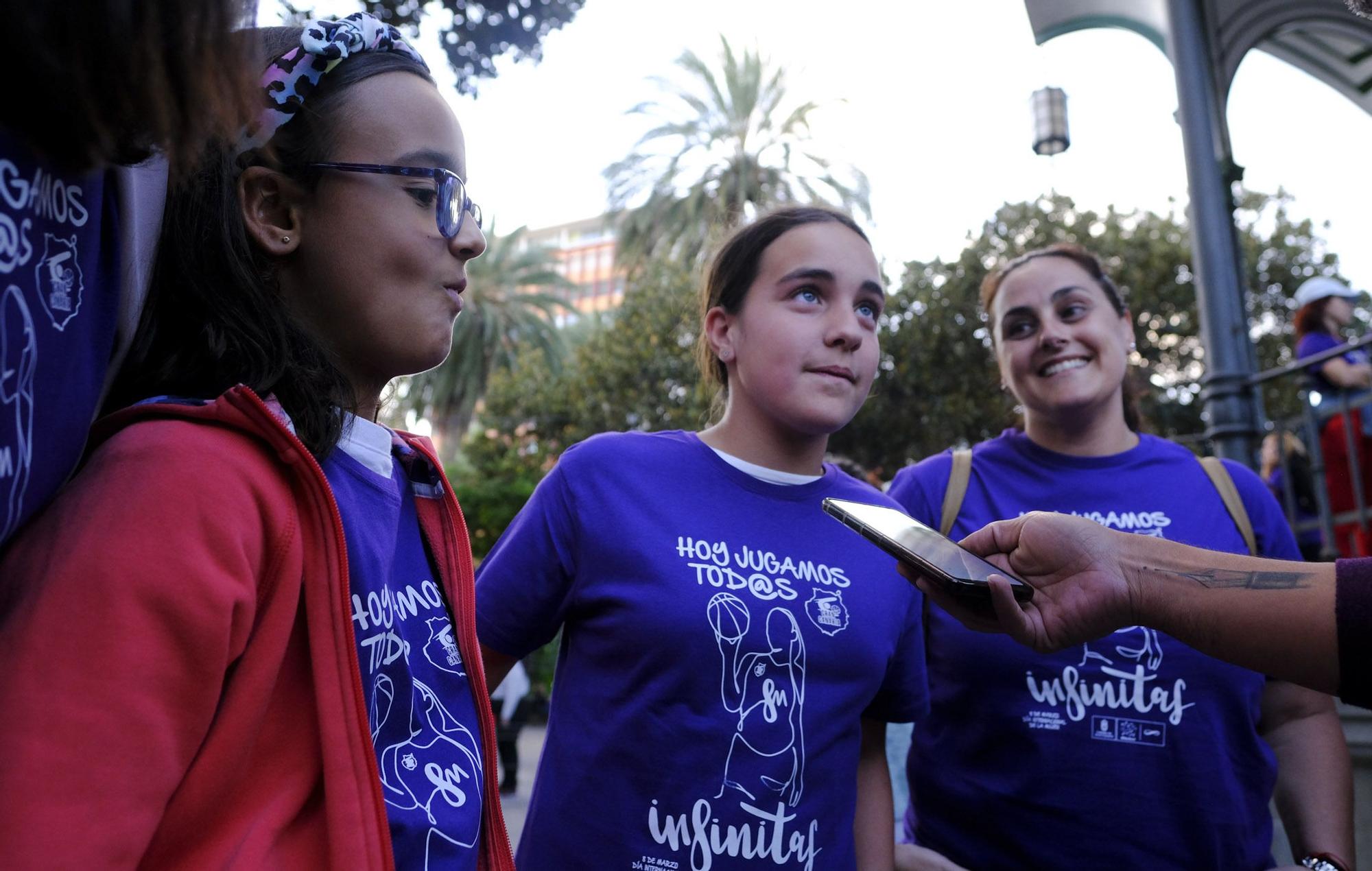 Manifestación por el 8M en Las Palmas de Gran Canaria