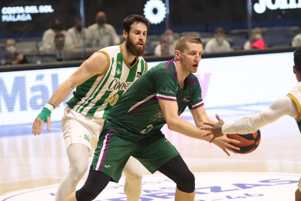 Partido de la Liga Endesa entre el Unicaja y el Real Betis