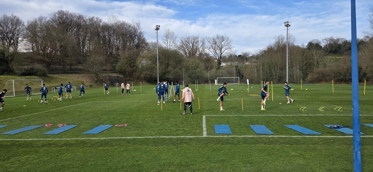 Una imagen del entrenamiento
