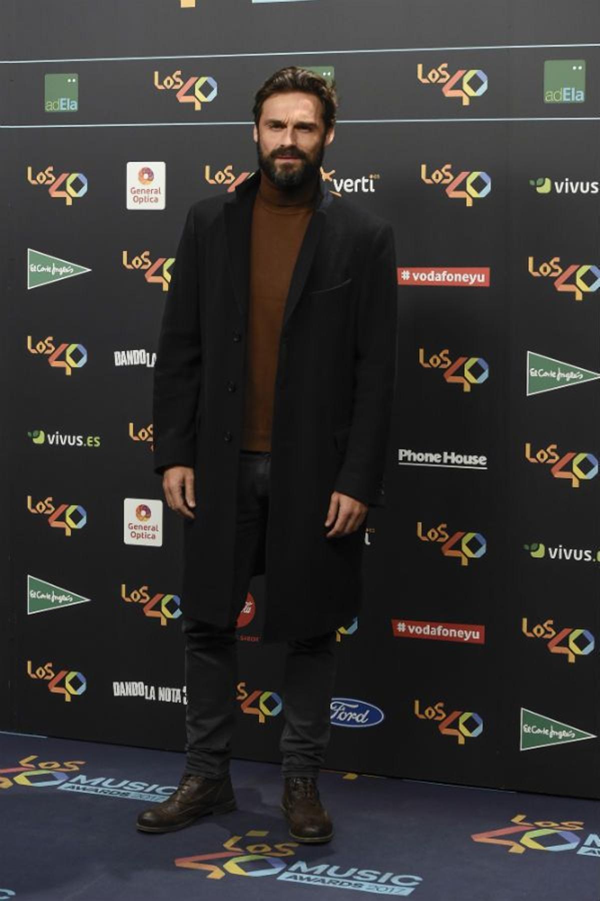 Iván Sánchez en Los 40 Music Awards 2017