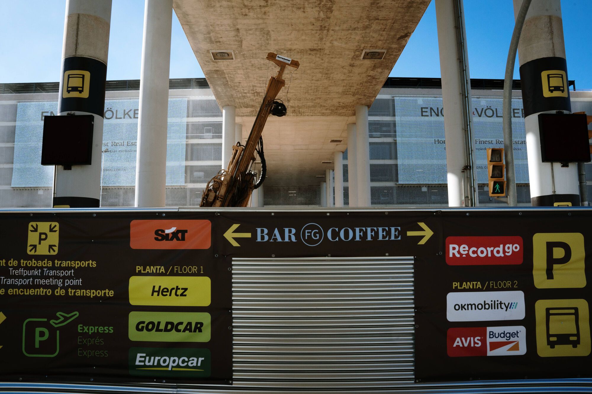 Taxis aeropuerto de Palma Son Sant Joan - Nueva parada de taxis - Obras aeropuerto