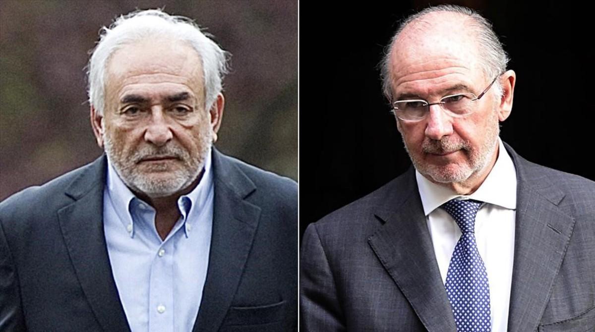 Dominique Strauss-Kahn y Rodrigo Rato. Dominique Strauss-Kahn y Rodrigo Rato.