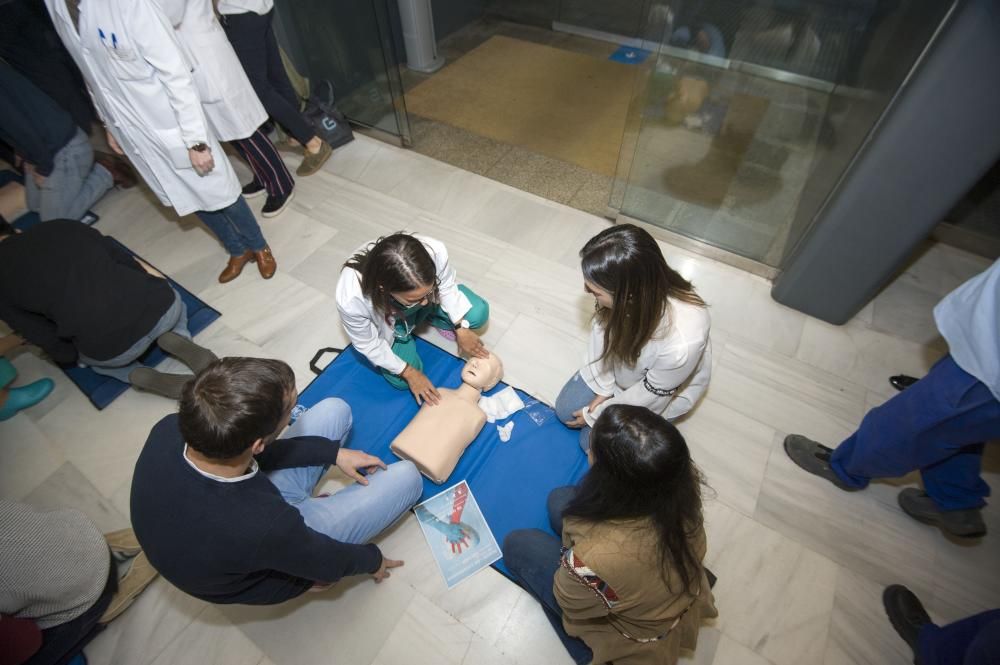 Demostración en el Hospital de A Coruña