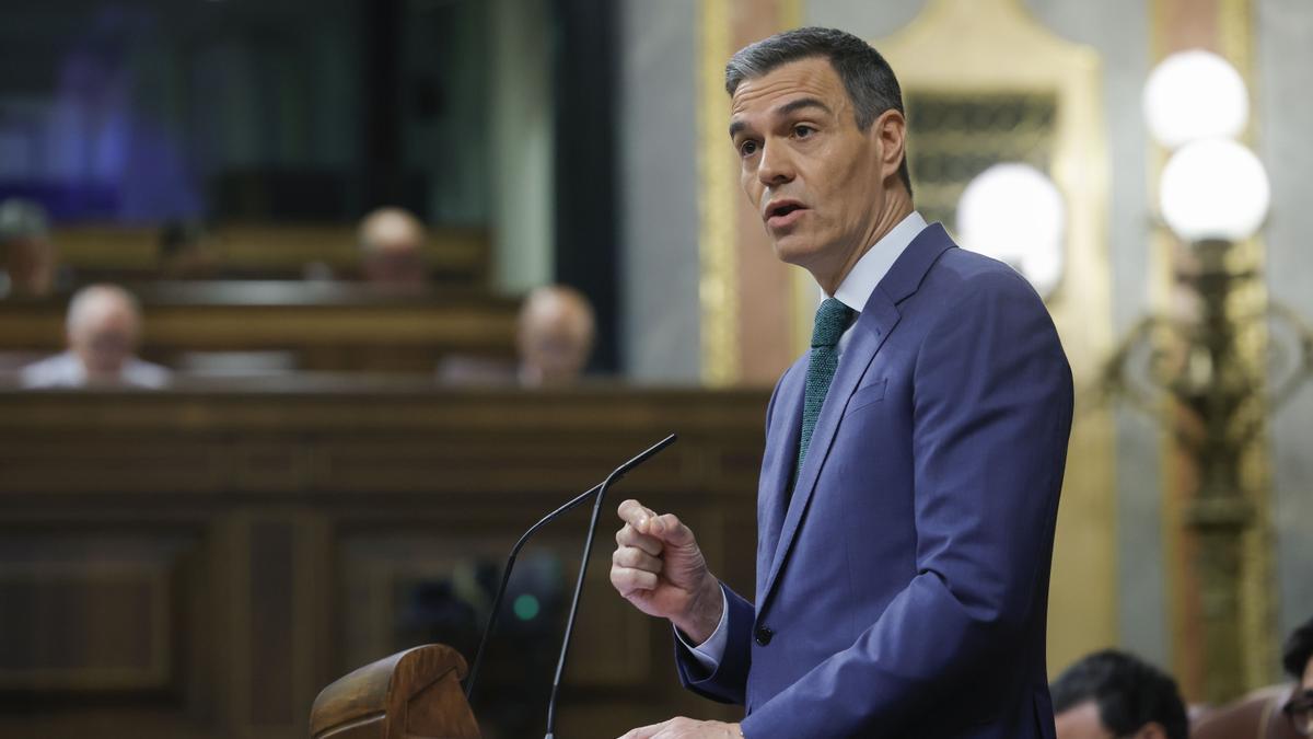 Pedro Sánchez en el Congreso de los Diputados