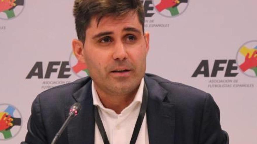 David Aganzo, president de l&#039;Associació de Futbolistes Espanyols