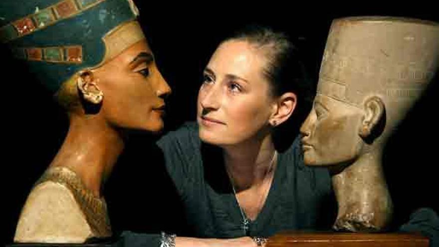 Los dos bustos de la reina Nefertiti