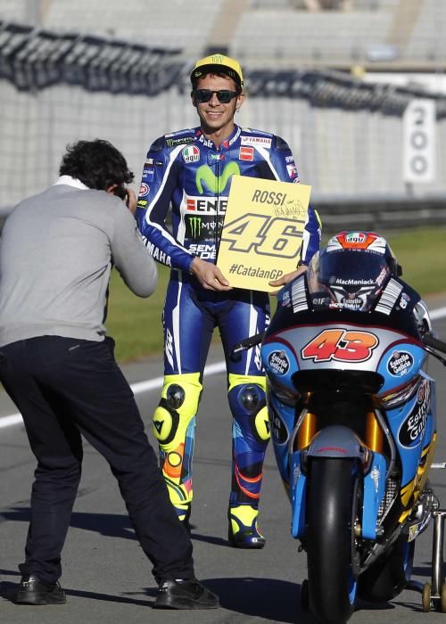 Así se hizo la foto de los nueve gandadores de la temporada en #MotoGP