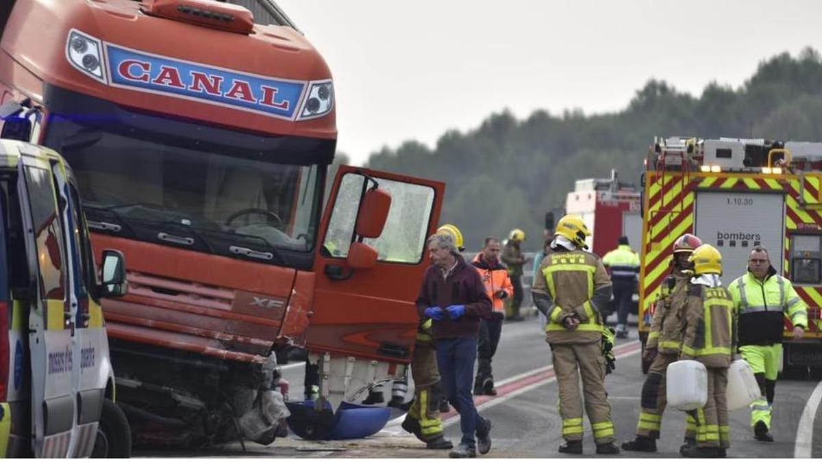 Accidente mortal en Manresa