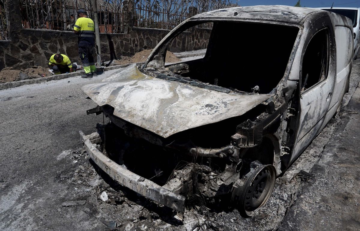 Incendio en la zona de Méntrida.