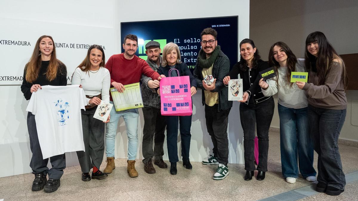 Presentación del programa para el talento joven, este miércoles, en Mérida.