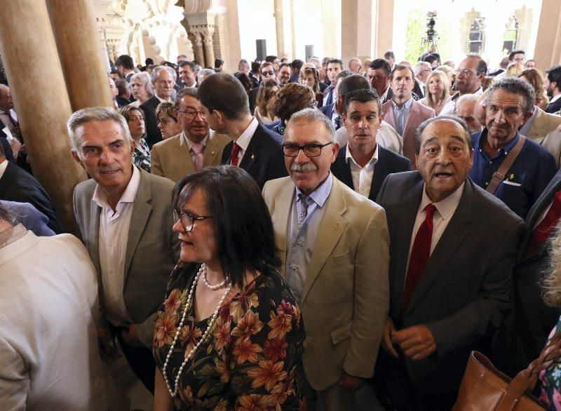 Toma de posesión de Javier Lambán como presidente de Aragón