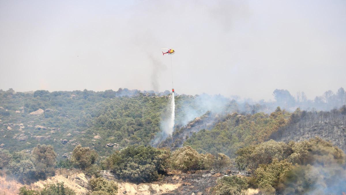 Incendi agrícola i de vegetació al Solsonès, a Biosca