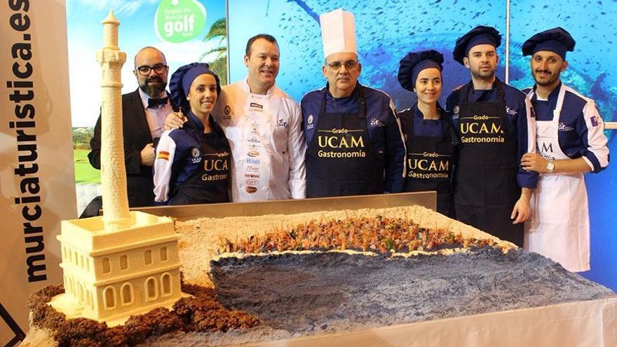 Los chefs de la Región recrean el Mar Menor en Fitur