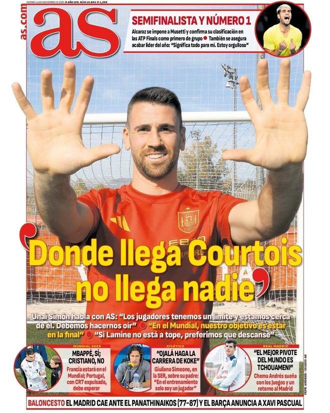 Las portadas de la prensa deportiva de hoy