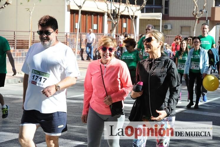 2.000 personas marchan contra el cáncer en Murcia