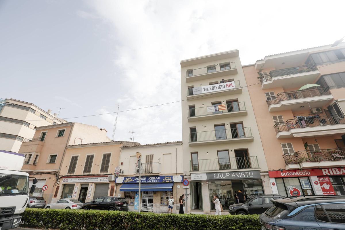 Edificio de la primera promoción de VPL en Manacor