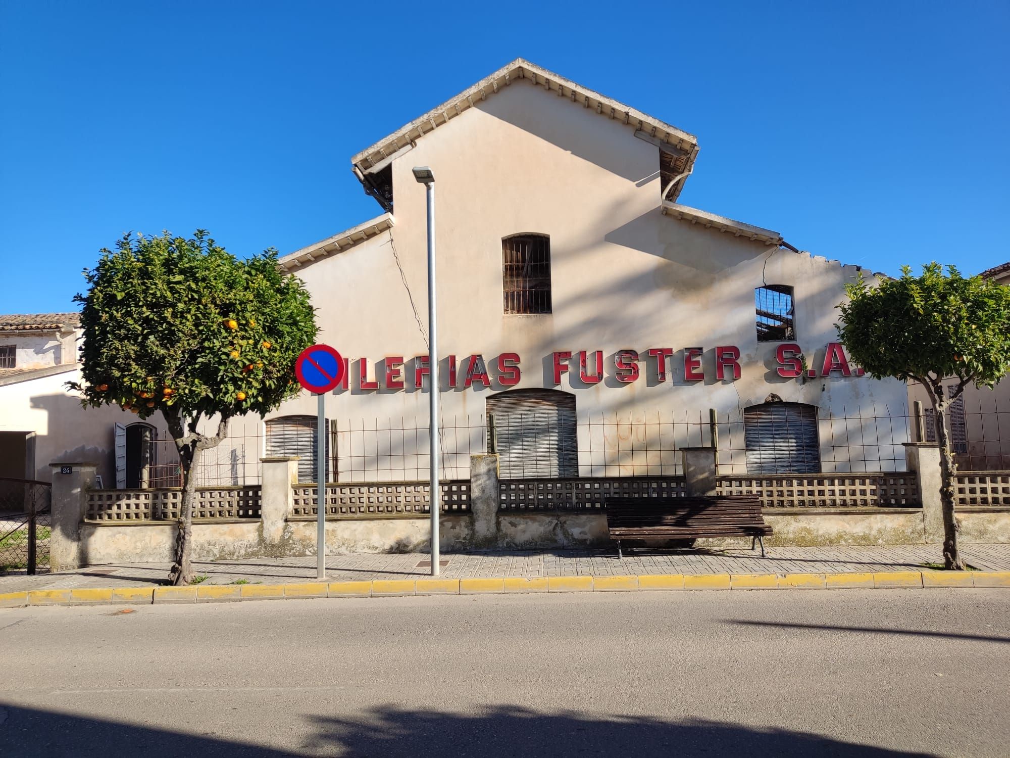 Las imágenes de la antigua destilería de Feliciano Fuster en Santa Margalida
