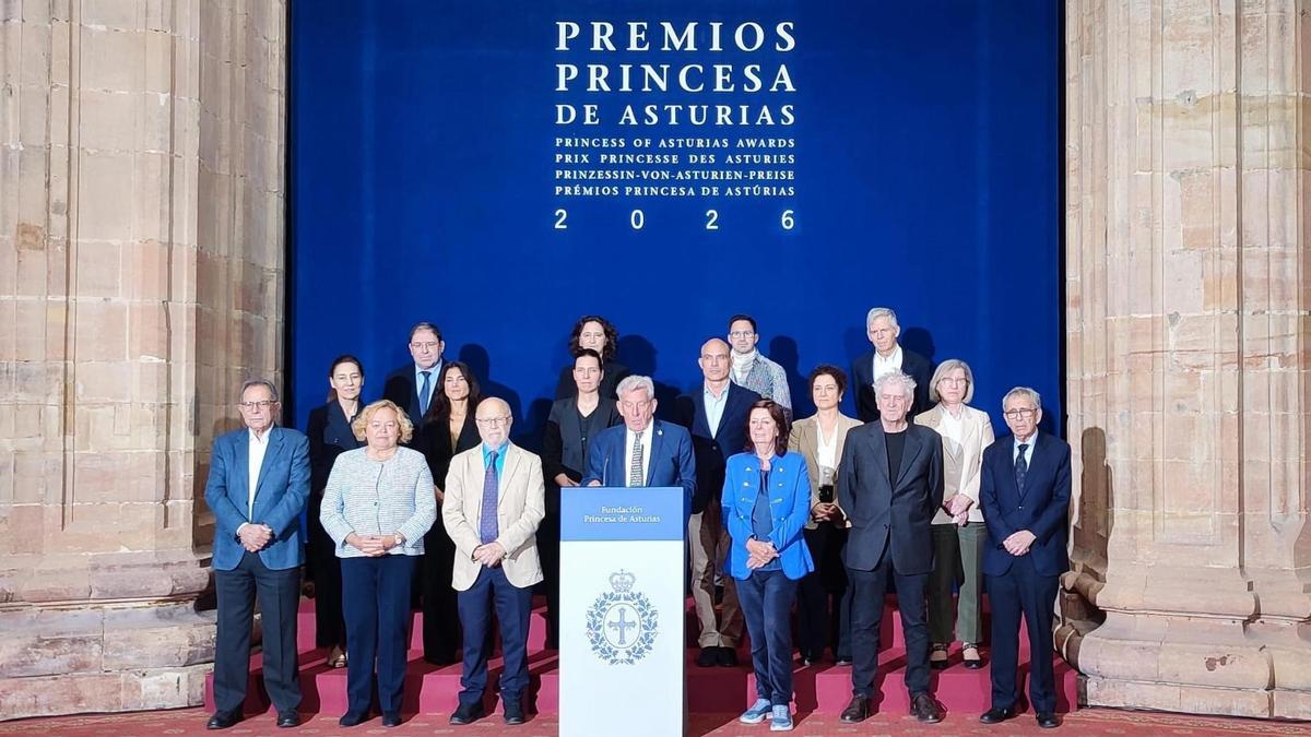 El jurado del Premio Princesa de Asturias de Investigación Científica y Técnica, en Oviedo.