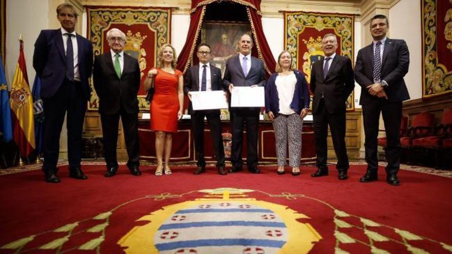 Álvaro Platero y Fermín Soneira, premios "Ingeniero del Año" en Asturias