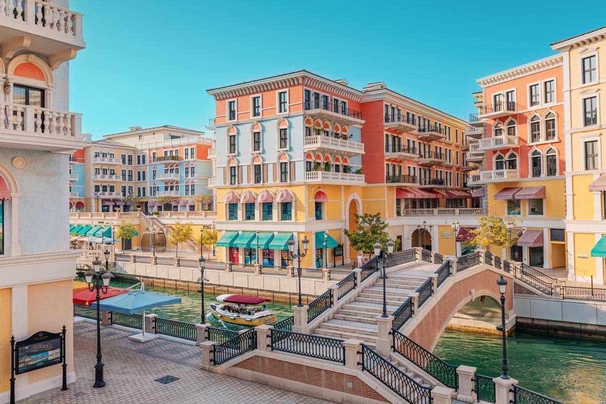 Qanat Quartier, inspirado en los canales venecianos