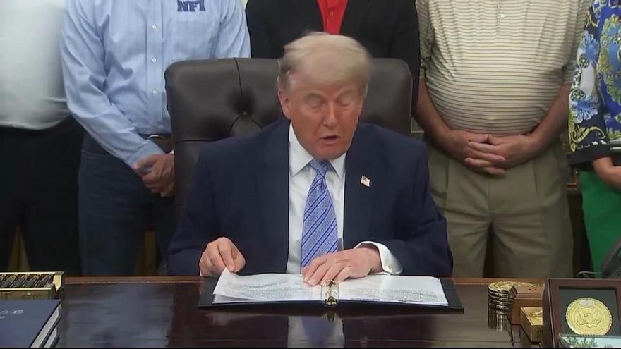 Trump anuncia el cese de la ofensiva israelí en Líbano y de los ataques de Hezbolá