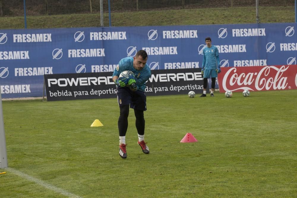 El Oviedo volvió al trabajo esta mañana en El Requexon