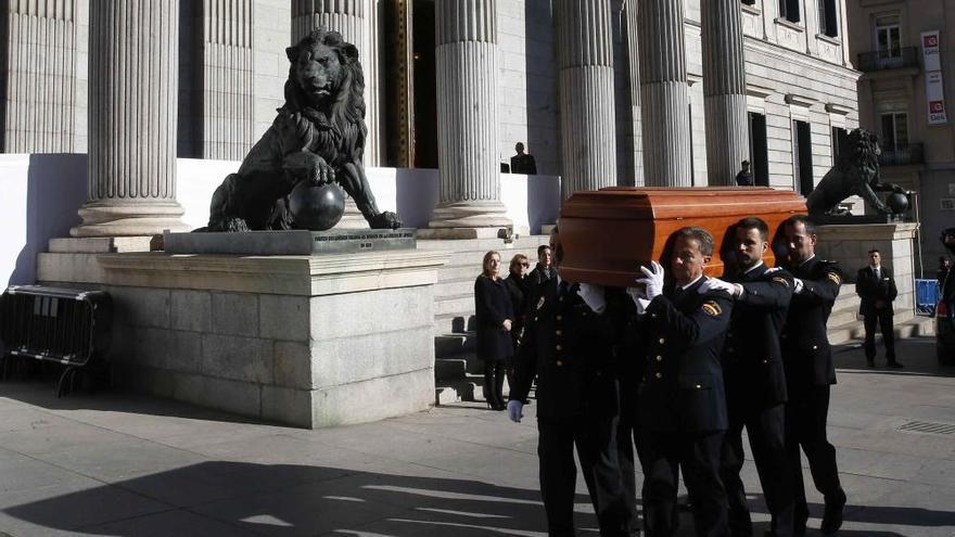 Capilla ardiente de Manuel Marín en el Congreso