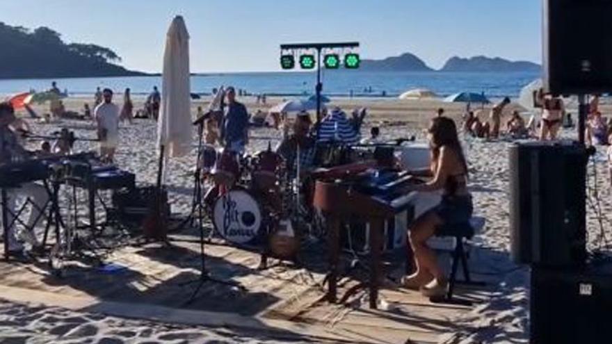 Nigrán pone coto a los conciertos en las playas tras las quejas del año pasado