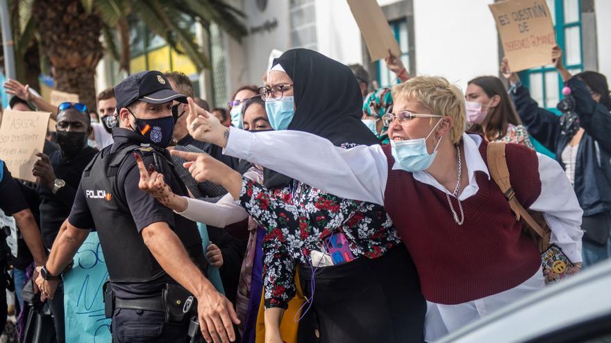 Visita de Santiago Abascal a Arrecife.