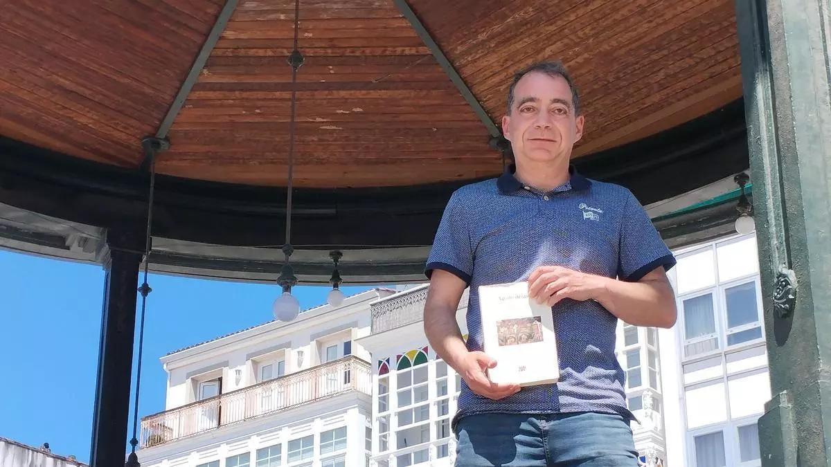 Juan Fariña fabula sobre os misterios de Betanzos na súa última novela: "Decidín inventarme ao creador do globo, nada menos"