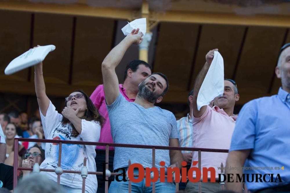 Ambiente en la corrida de rejones de la Feria de M