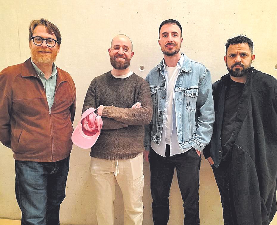 Tomás Pizá, Nacho Vergara, Juan Miguel Gallén y Alejandro Álvarez.
