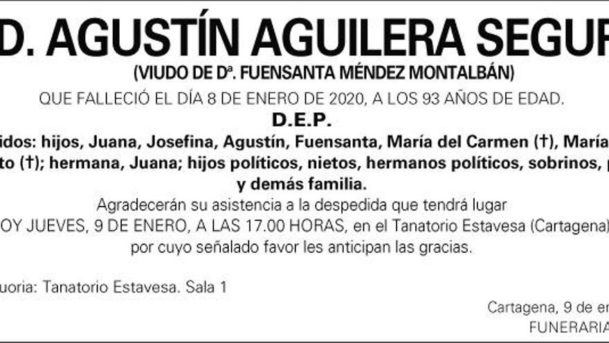 D. Agustín Aguilera Segura