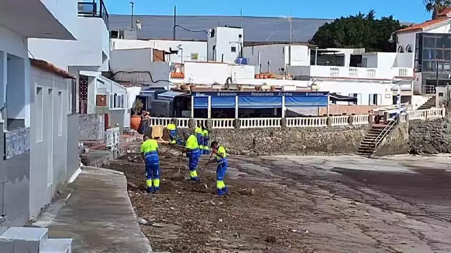 Las tareas de limpieza continúan en ojos de Garza