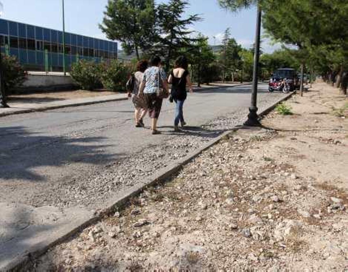 Barrios sumidos en el abandono