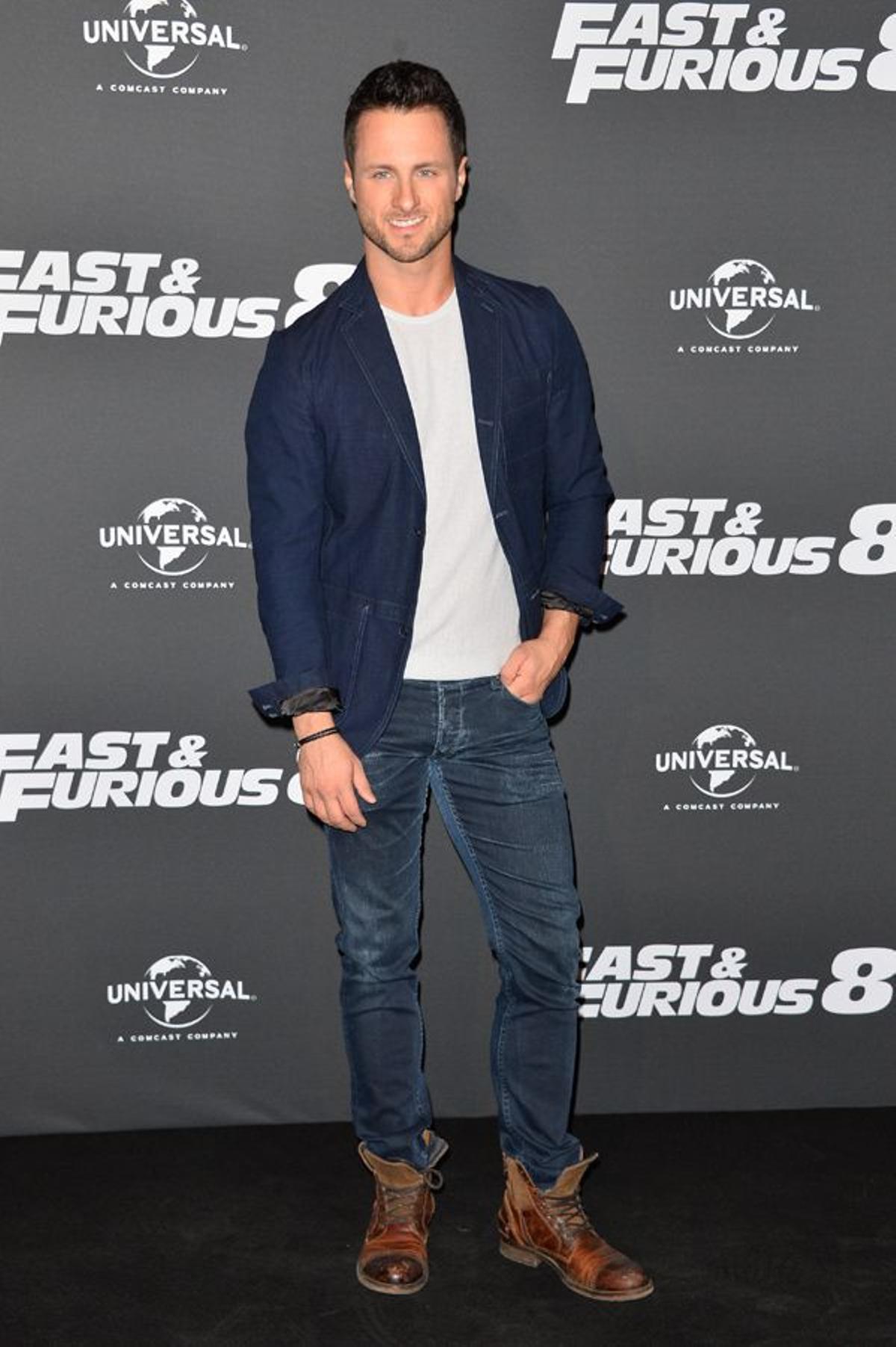 Christian Millette en la premiere de 'Fast &amp; Furious 8'