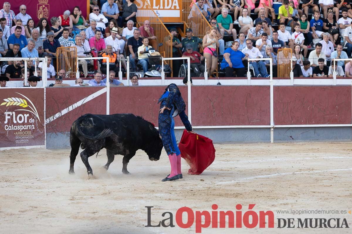 Quinta novillada Feria Taurina del Arroz en Calasparra (Marcos Linares, Diego Bastos y Tristán Barroso)