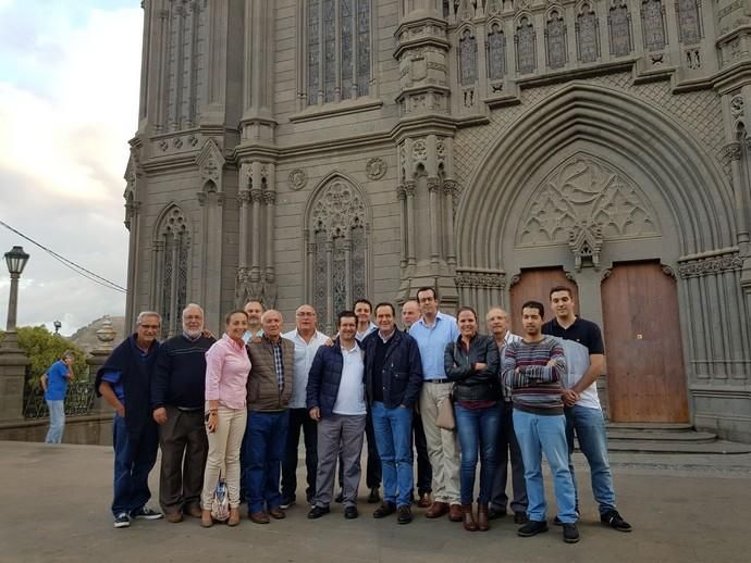 José Bono visita Gran Canaria antes de participar en el Foro Prensa Ibérica