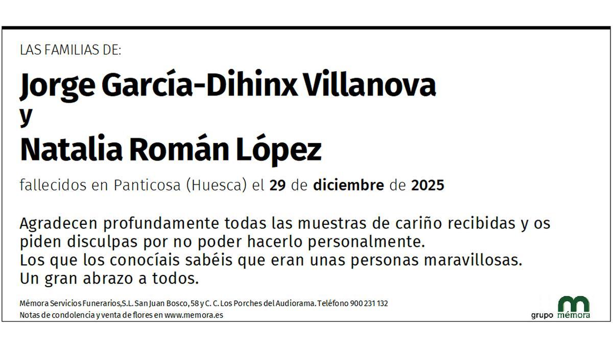 Jorge García-Dihinx Villanova y Natalia Román López