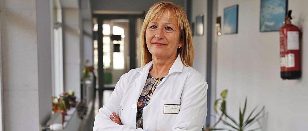 Laura Iglesias en el Hospital Nicolás Peña