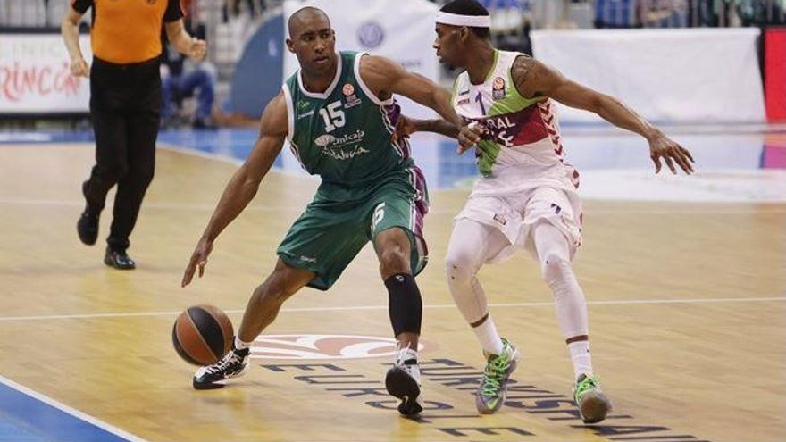 Granger, con el Unicaja, ante el Baskonia.