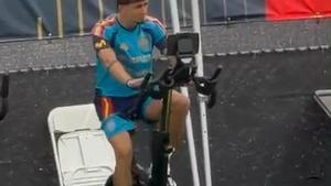Yéremy Pino hace trabajo en solitario