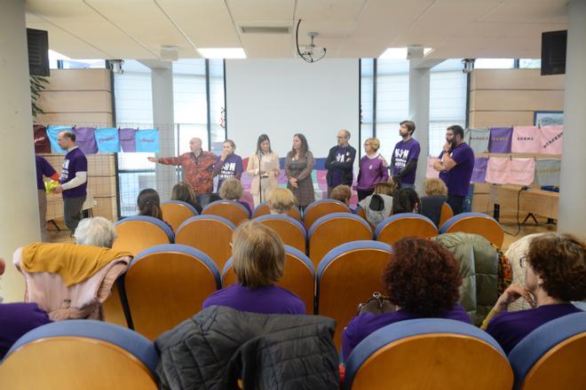 La celebración del Día Internacional contra las Violencias Machistas en Moaña