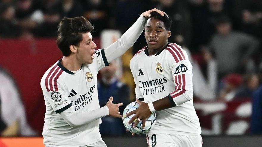 Espí, Endrick y Rüdiger salvan al Madrid del abismo en Roma